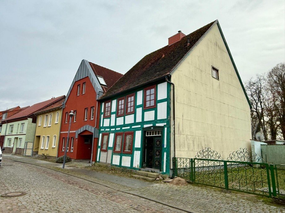 Stra�enansicht Einfamilienhaus Friedland