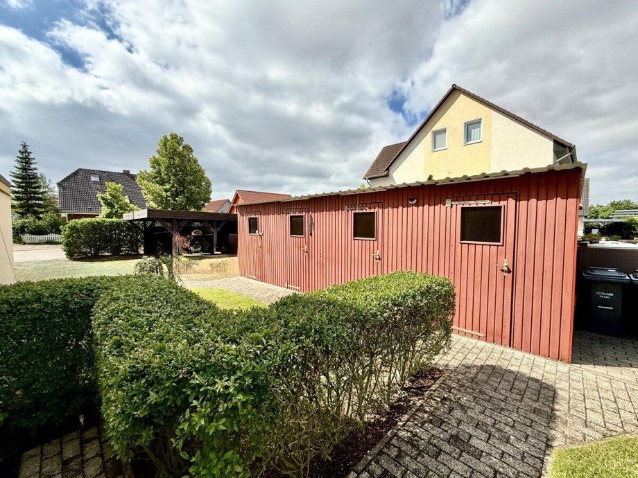 Gartenschuppen Maisonettewohnung Neubrandenburg