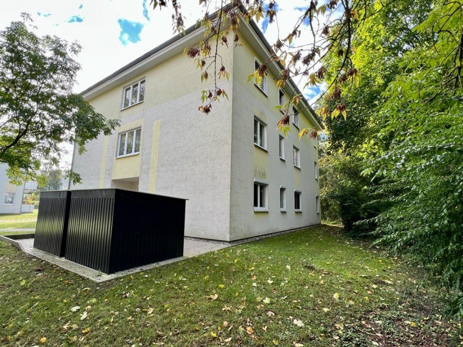 R�ckansicht Erdgeschosswohnung Neubrandenburg