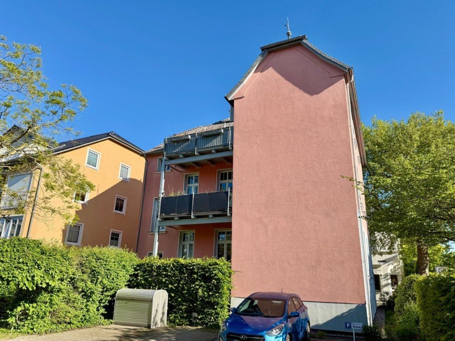 R�ckansicht Erdgeschosswohnung Neubrandenburg