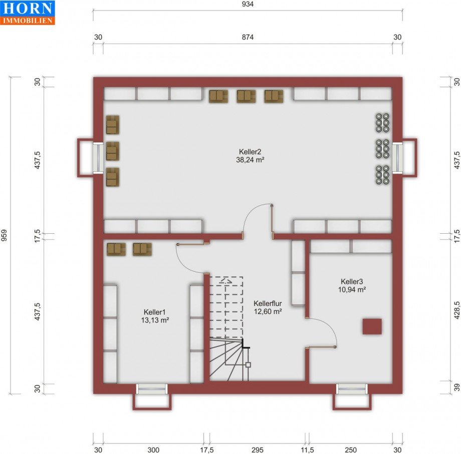 Grundriss KG Einfamilienhaus Neubrandenburg