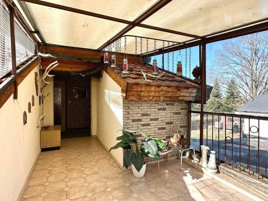 �berdachte Dachterrasse Einfamilienhaus Uckerland / G�terberg