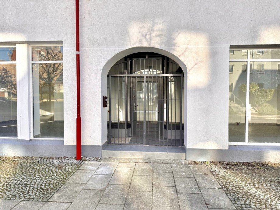 Eingang Gesch�ftz Haus Gartz (Oder)