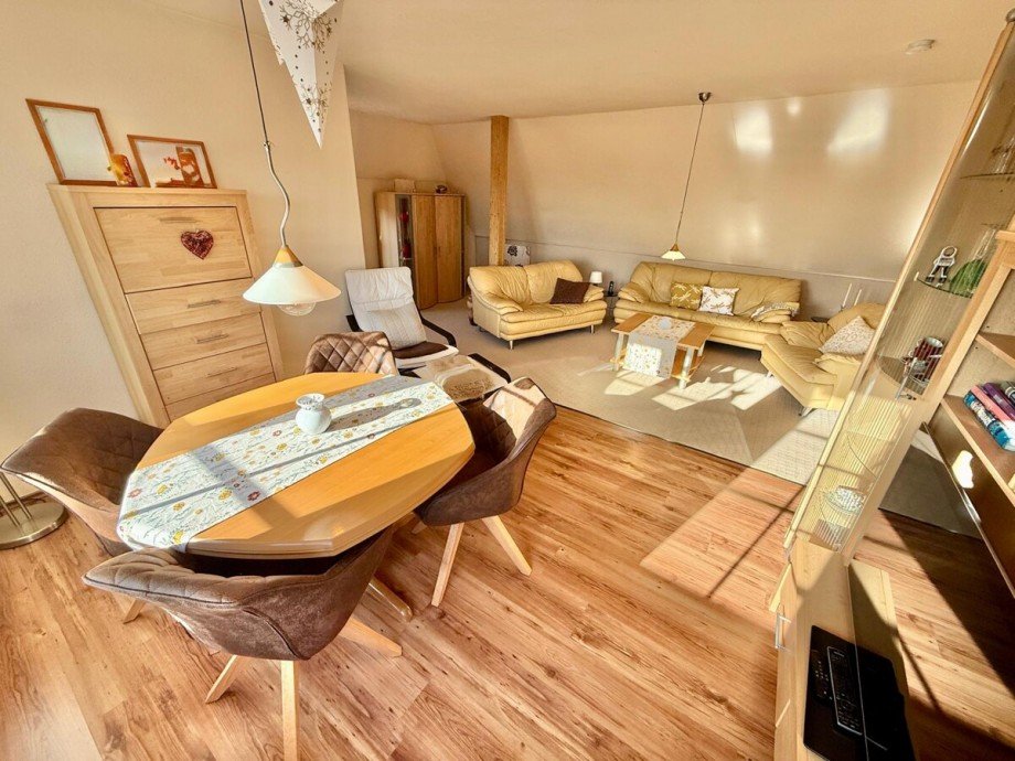 Wohnzimmer Doppelhaush�lfte Bassow