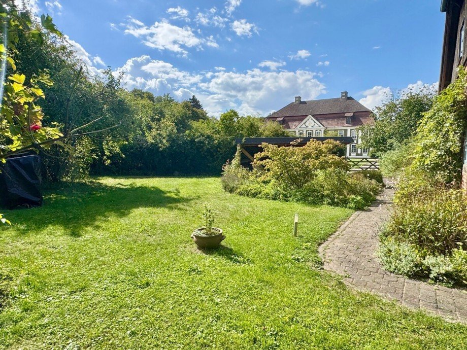 das Grundst�ck mit Blick zum Gutshaus Einfamilienhaus Ankershagen / Rumpshagen