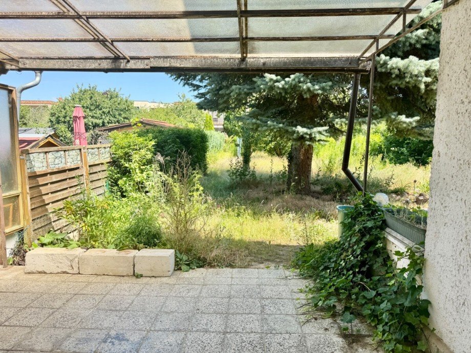 Terrasse mit Grundst�ck Doppelhaush�lfte Neubrandenburg