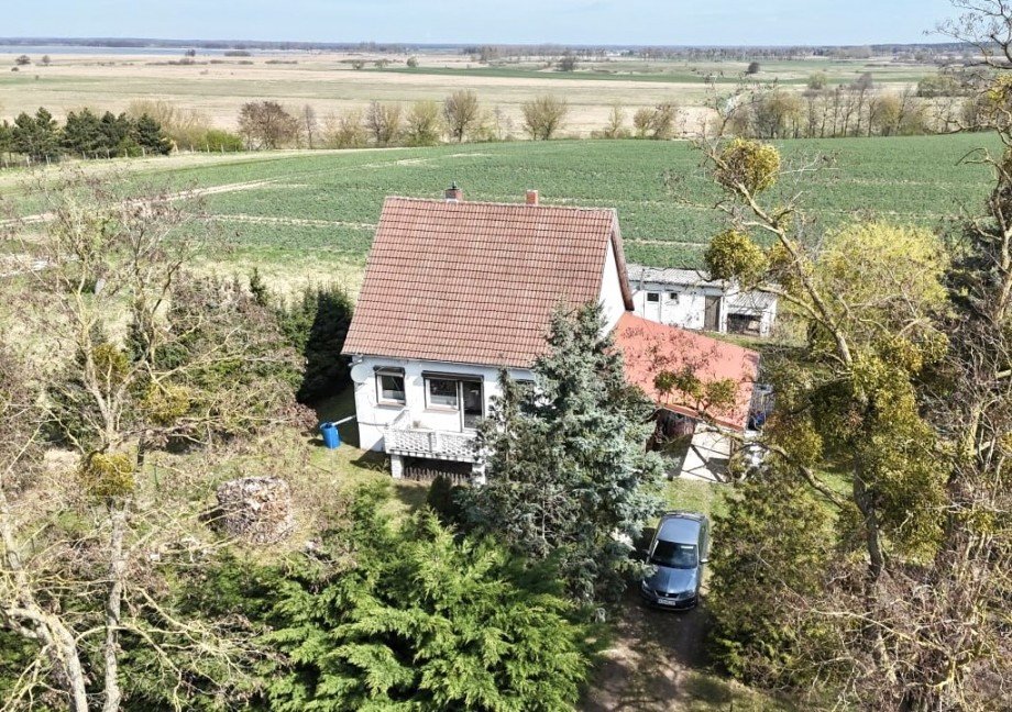 Draufsicht Einfamilienhaus Strasburg / Gehren
