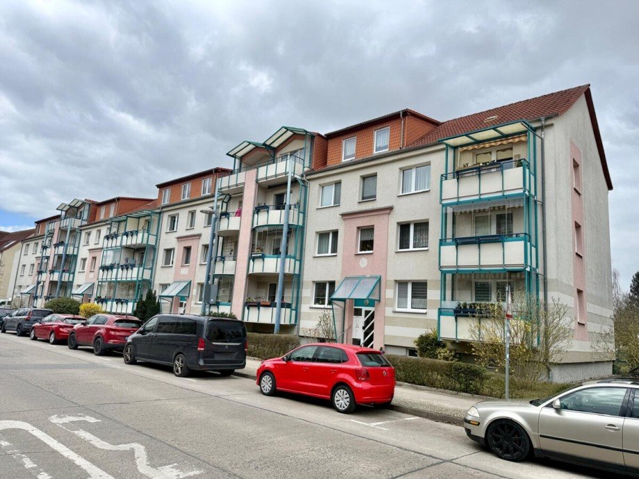 Giebelseite Etagenwohnung Neubrandenburg