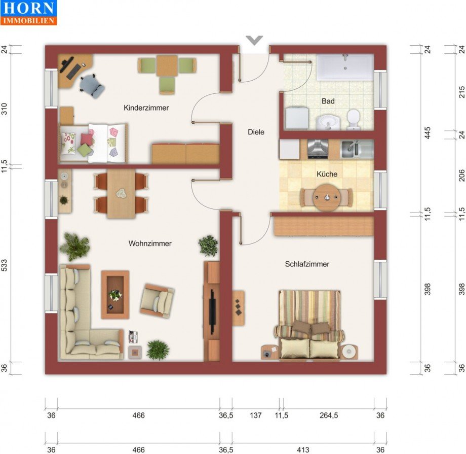 Wohnung 2 Etagenwohnung Tantow