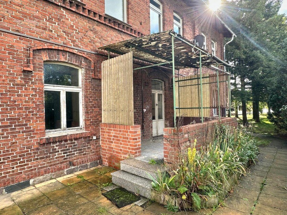 Terrasse mit Gartenzugang Mehrfamilienhaus Eggesin