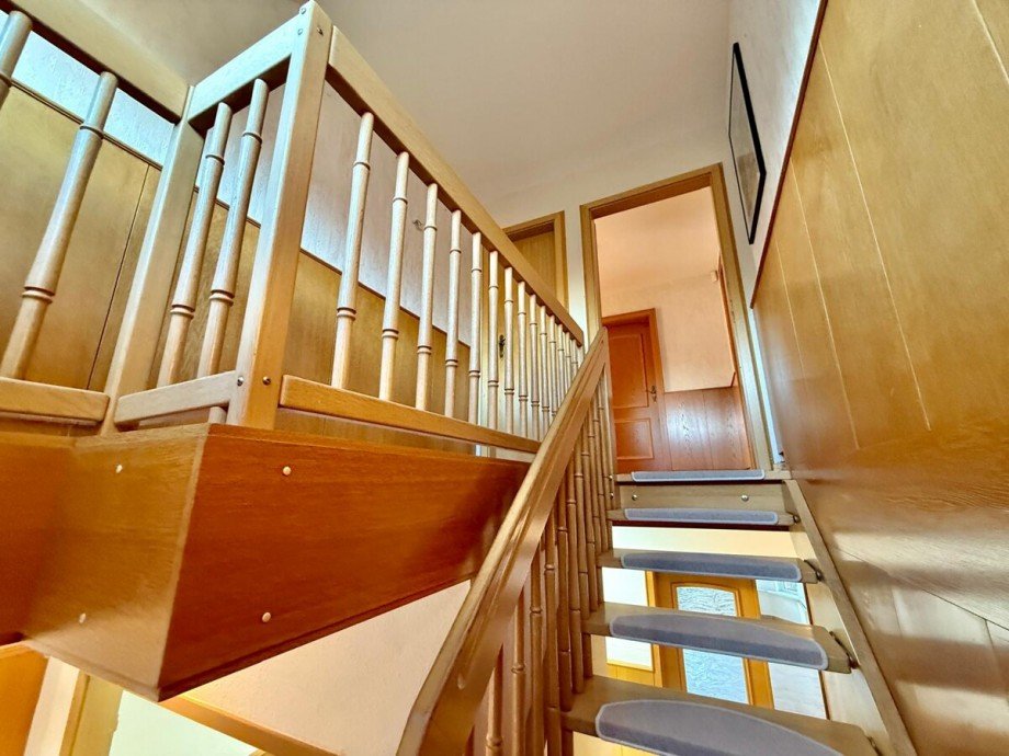 Treppenaufgang zum DG Einfamilienhaus Neuendorf