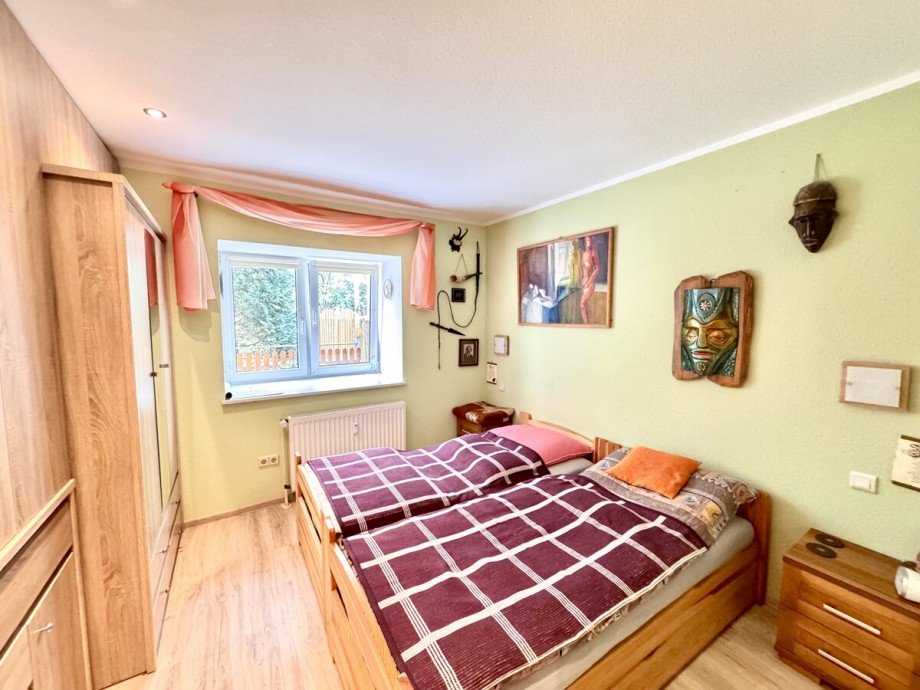 Schlafzimmer Erdgeschosswohnung Grambow