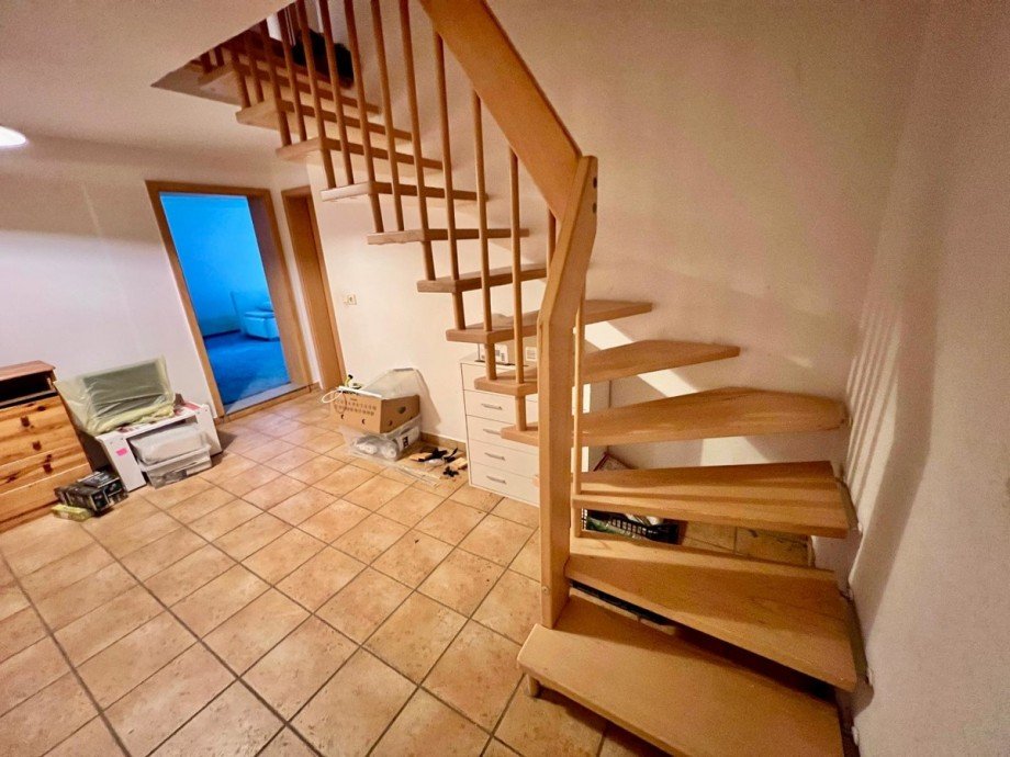 Treppe zum Keller Einfamilienhaus Neubrandenburg