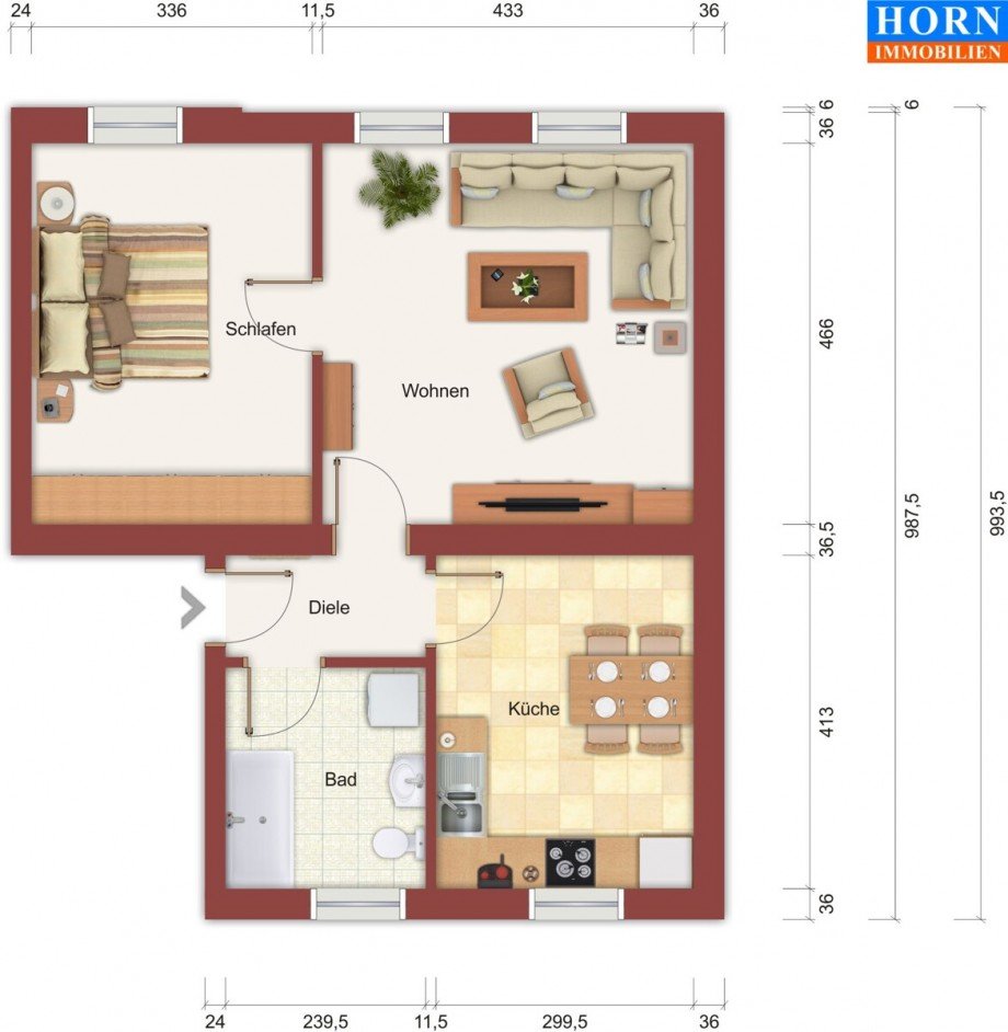 Wohnung 1 Etagenwohnung Tantow