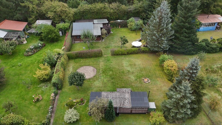Luftbild Ferienhaus Wokuhl-Dabelow / Carolinenhof