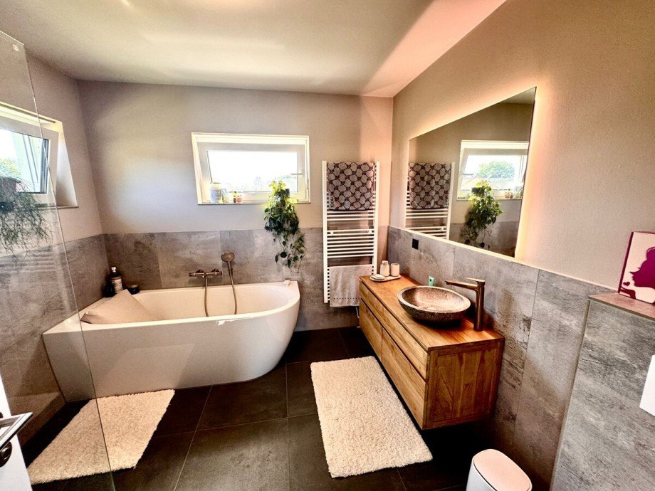 Hauptbad Einfamilienhaus Sponholz