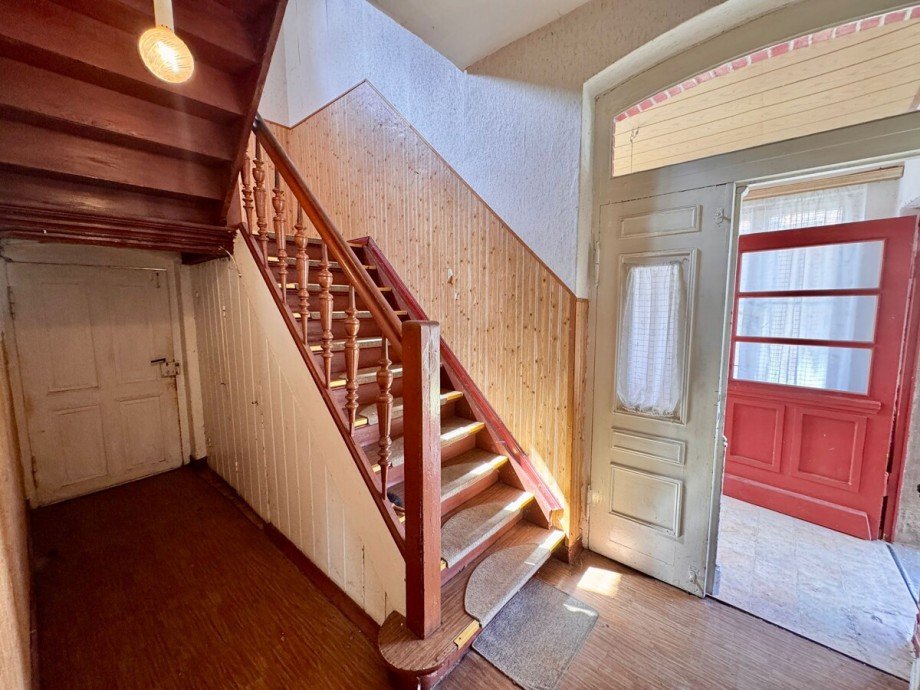 Treppe zum Obergeschoss Einfamilienhaus Neubrandenburg