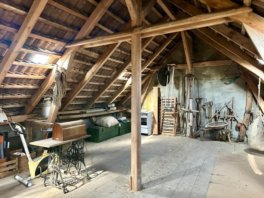 Dachboden Nebengeb�ude Landhaus Uckerland / Milow