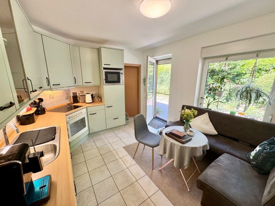 K�che mit Terrassenausgang Einfamilienhaus Burg Stargard