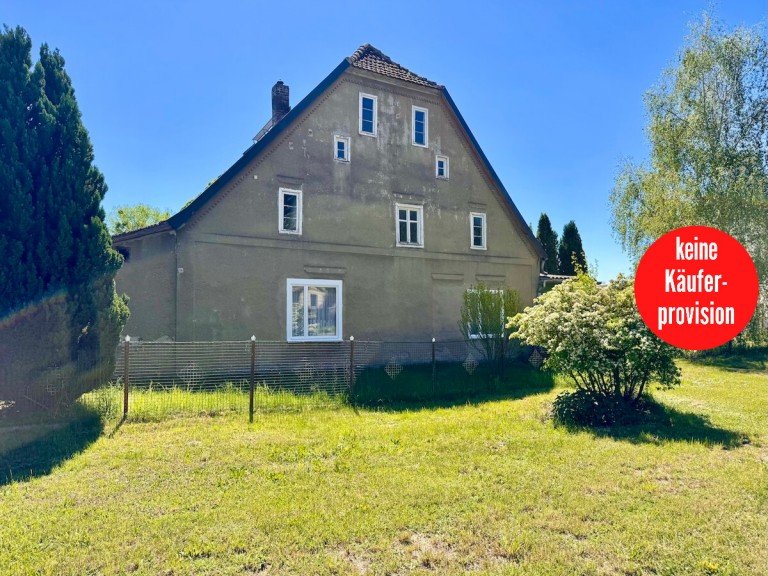 Hausansicht Br�ssow / Bagem�hl Einfamilienhaus HORN IMMOBILIEN ++ ein Haus bei Br�ssow, mit viel Platz und einem gro�en Garten in sehr ruhiger Lage
