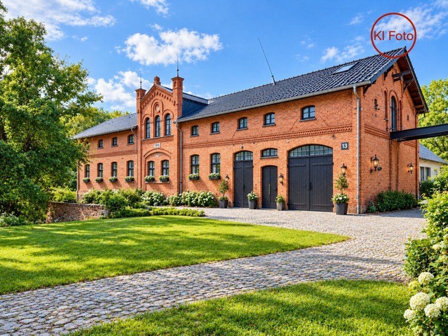 KI Geb�udeansicht Einfamilienhaus Breesen / Schwandt