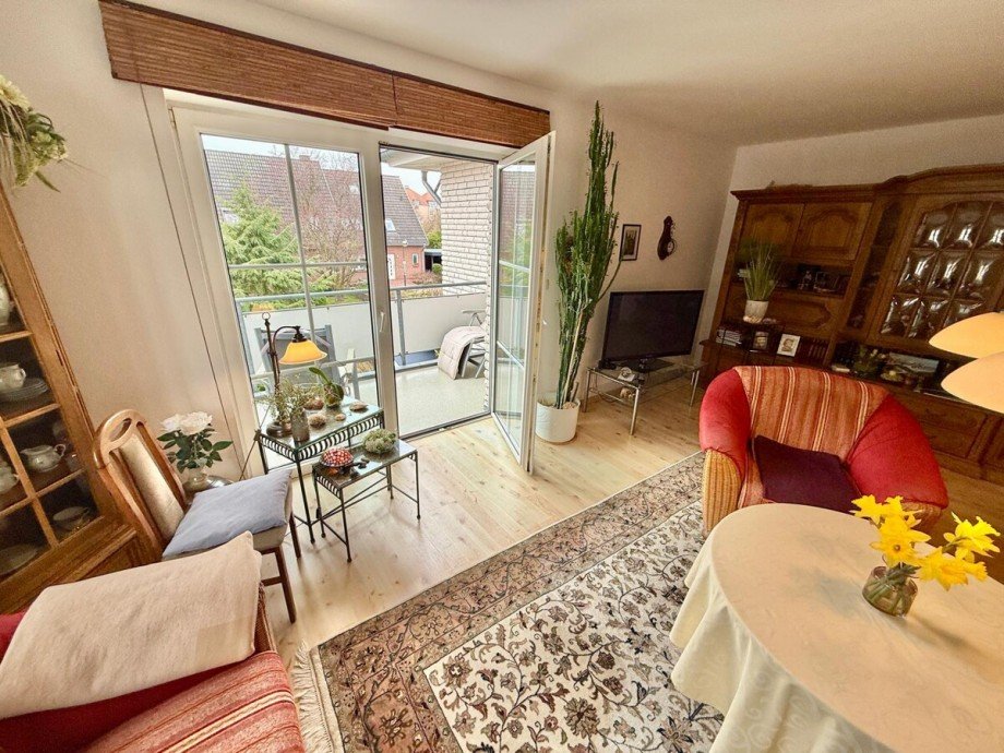 Wohnzimmer Etagenwohnung Neubrandenburg