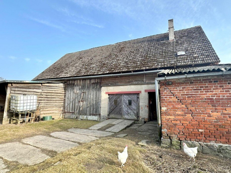 Nebengeb�ude Doppelhaush�lfte Burg Stargard