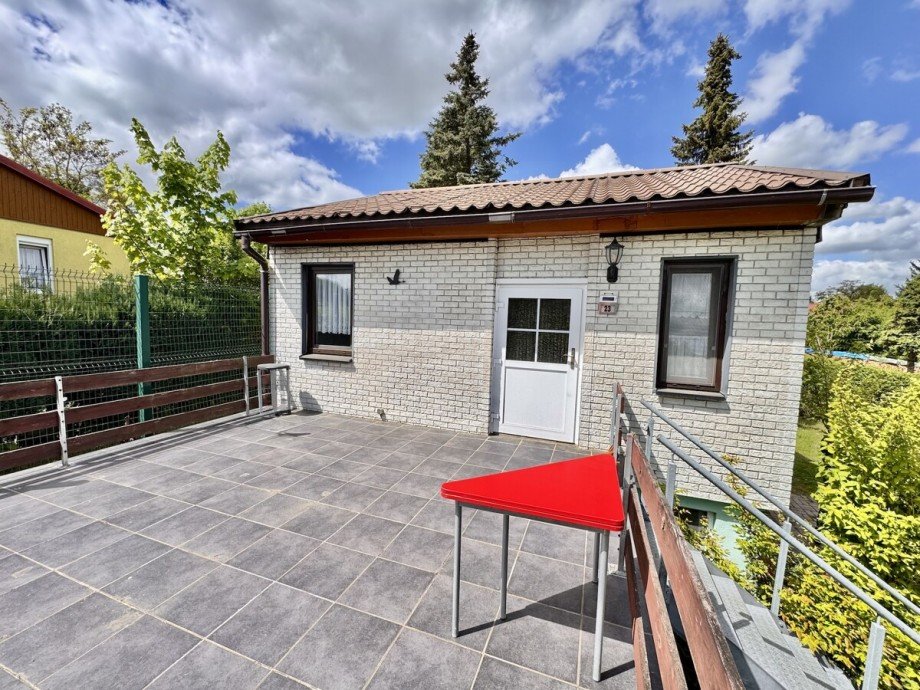 Terrasse Ferienhaus Krackow