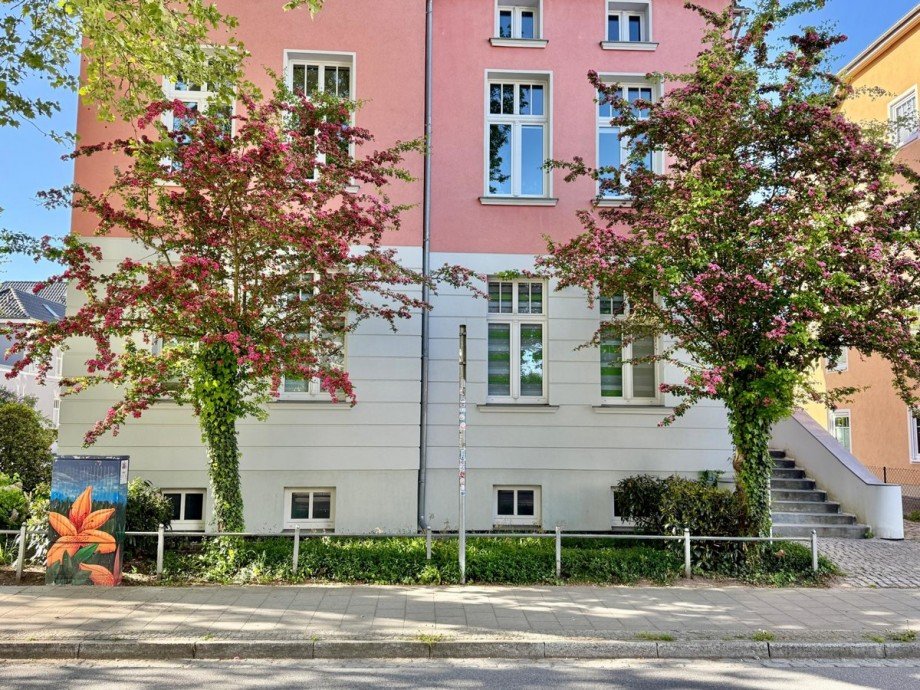 Frontansicht Erdgeschosswohnung Neubrandenburg