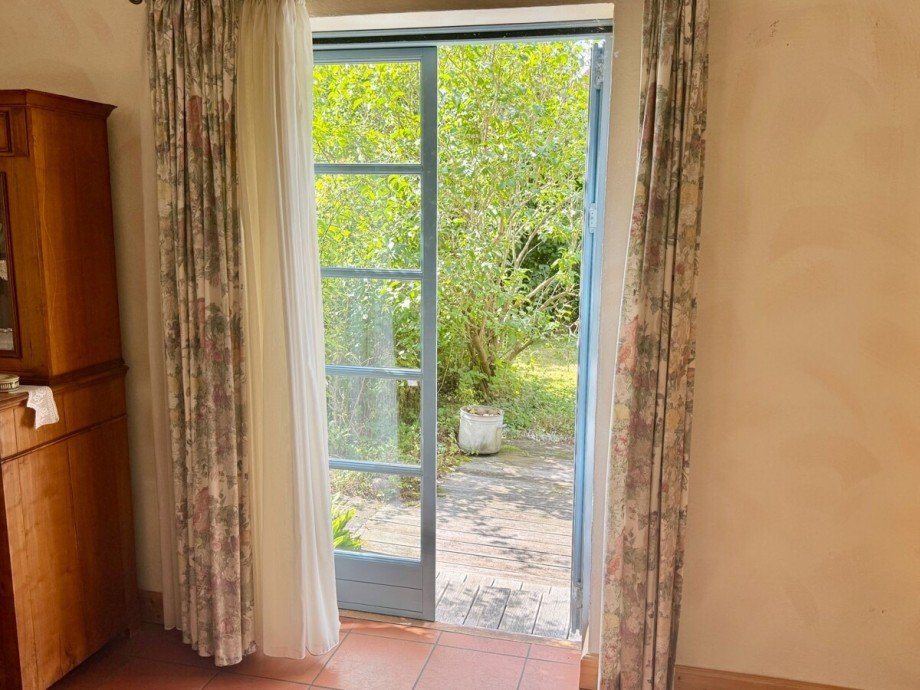 Detail Wohnzimmer Ausgang zum Grundst�ck Einfamilienhaus Ankershagen / Rumpshagen