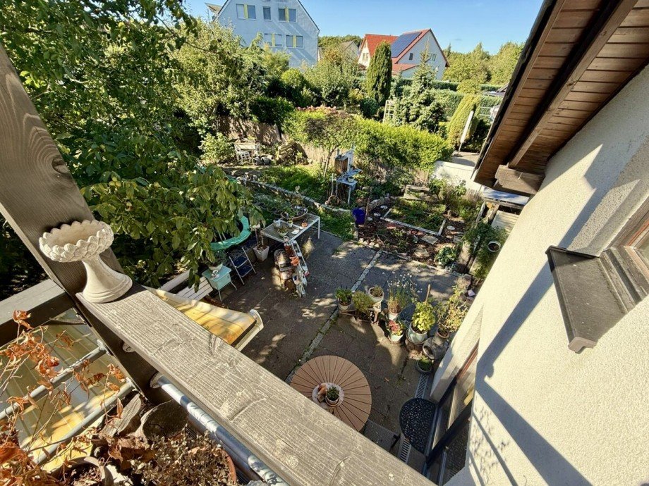 Ausblick vom Balkon Einfamilienhaus Neubrandenburg