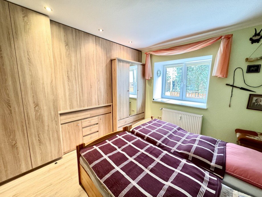 Schlafzimmer Erdgeschosswohnung Grambow