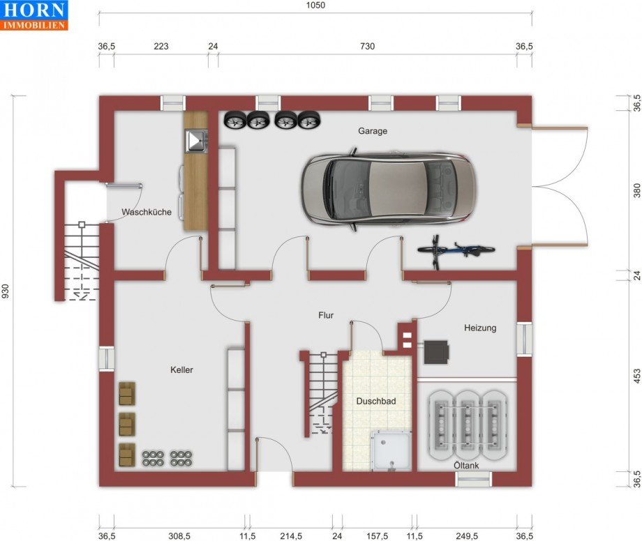 Grundriss Kellergeschoss Einfamilienhaus Grambow