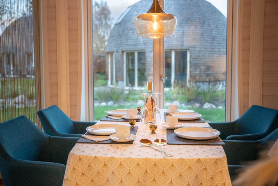 Essbereich Ferienhaus Alt Rehse / Wustrow