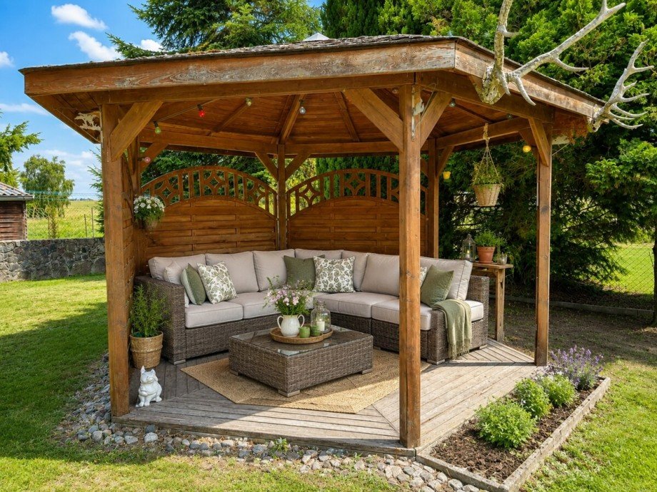 KI Terrasse Doppelhaush�lfte Ramin