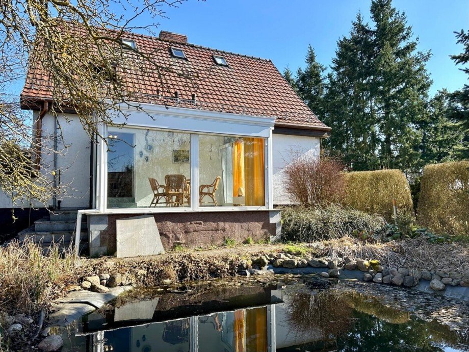 Wintergarten und Gartenteich Einfamilienhaus Uckerland / G�terberg