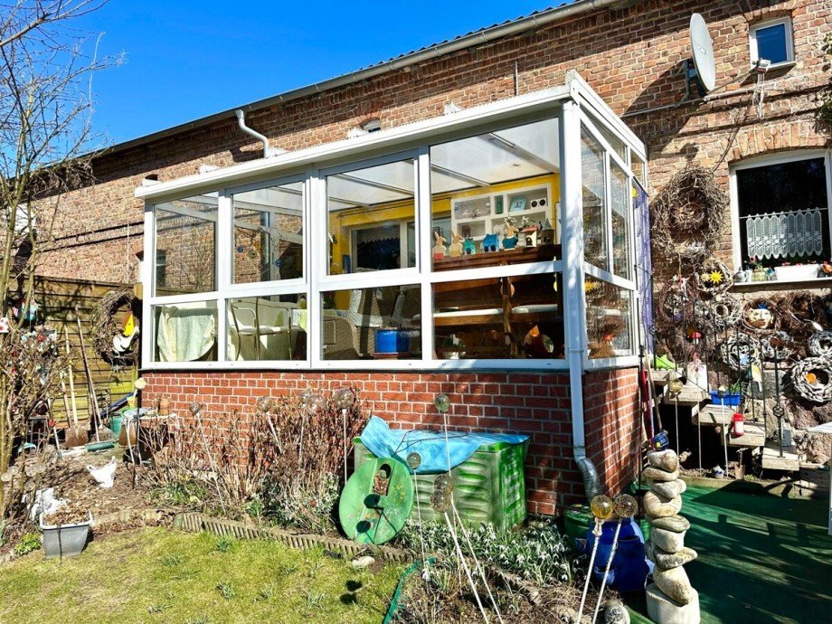 Hausansicht Hofseite Reihenmittelhaus Uckerland / Wilsickow