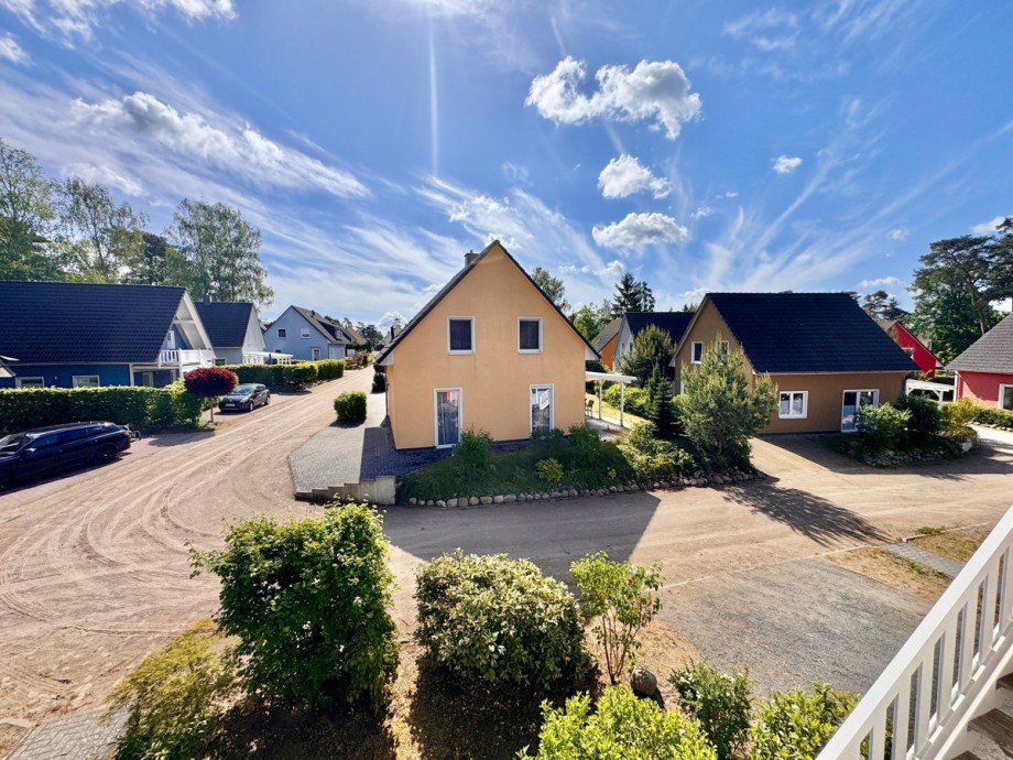 Blick vom Balkon Ferienhaus R�bel/M�ritz