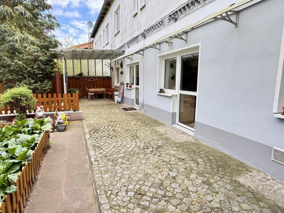 Terrasse Erdgeschosswohnung Grambow