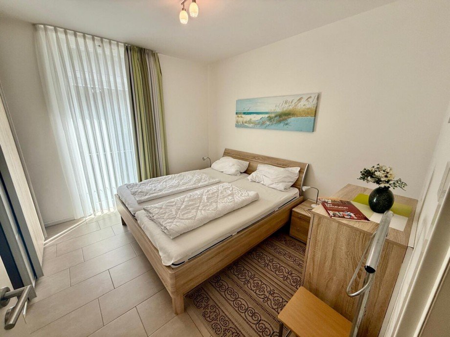 Schlafzimmer I Etagenwohnung Karlshagen