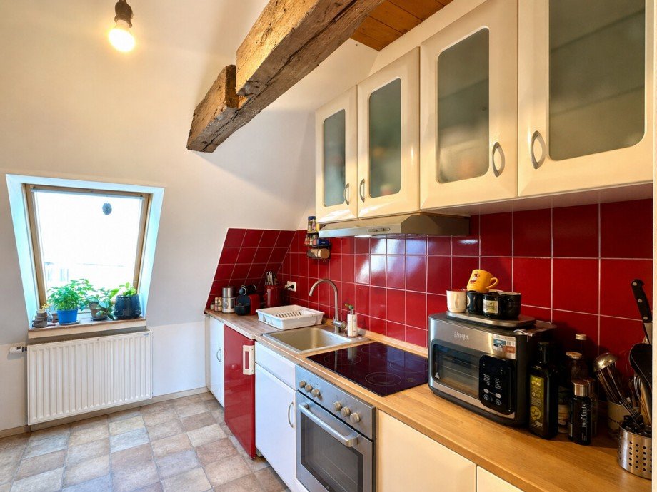 K�che Dachgeschosswohnung Mehrfamilienhaus Datzetal / Sadelkow