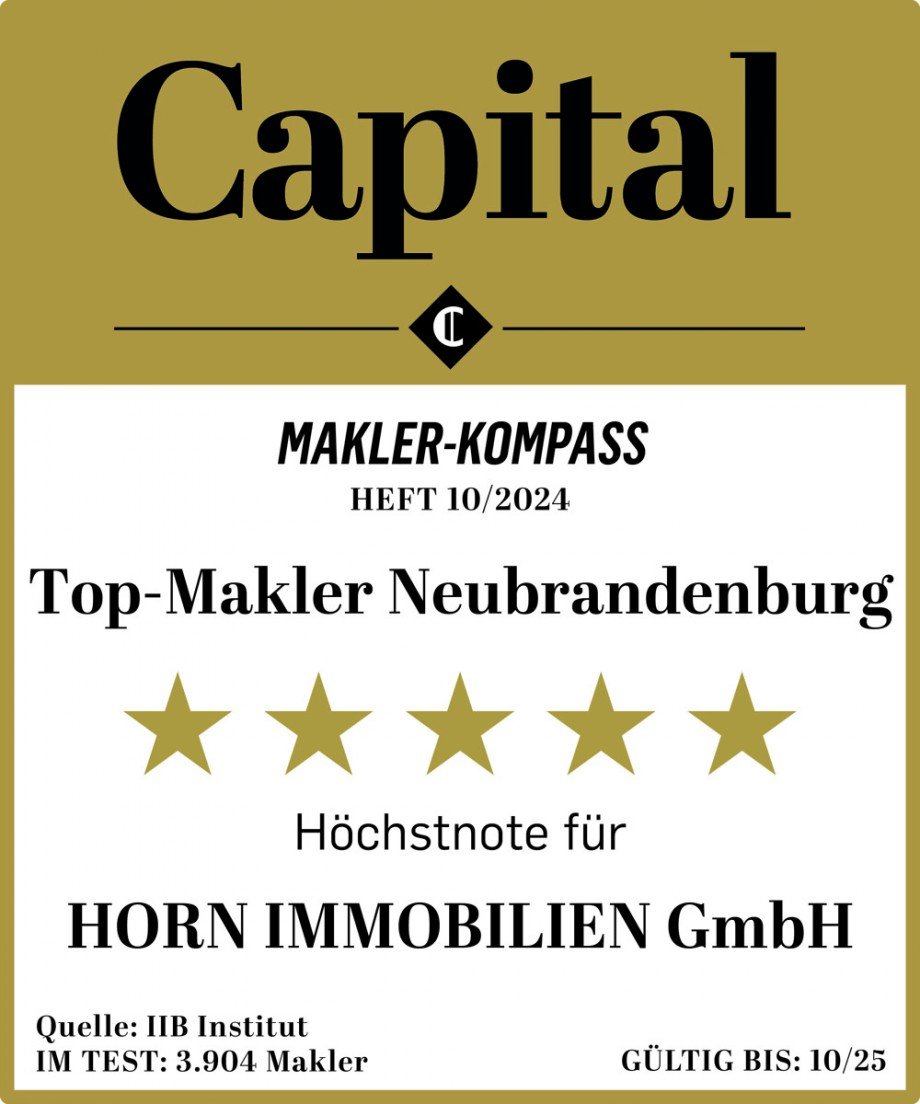 CAPITAL Top Makler Erdgeschosswohnung Neubrandenburg