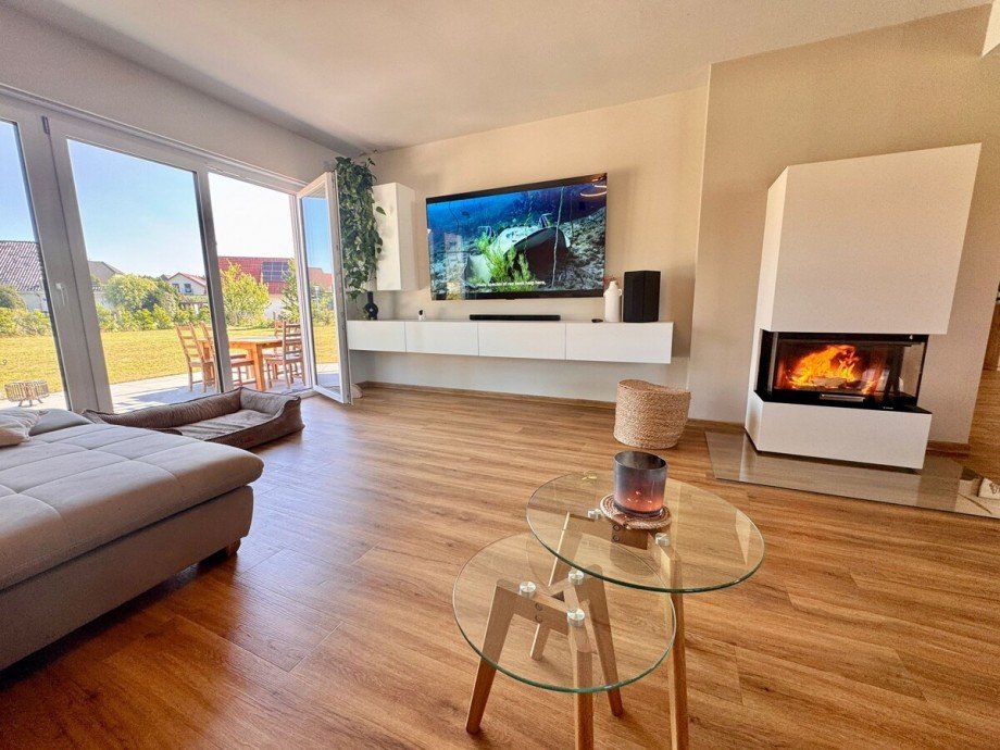 So k�nnte es sein. Detail Wohnzimmer Einfamilienhaus Sponholz