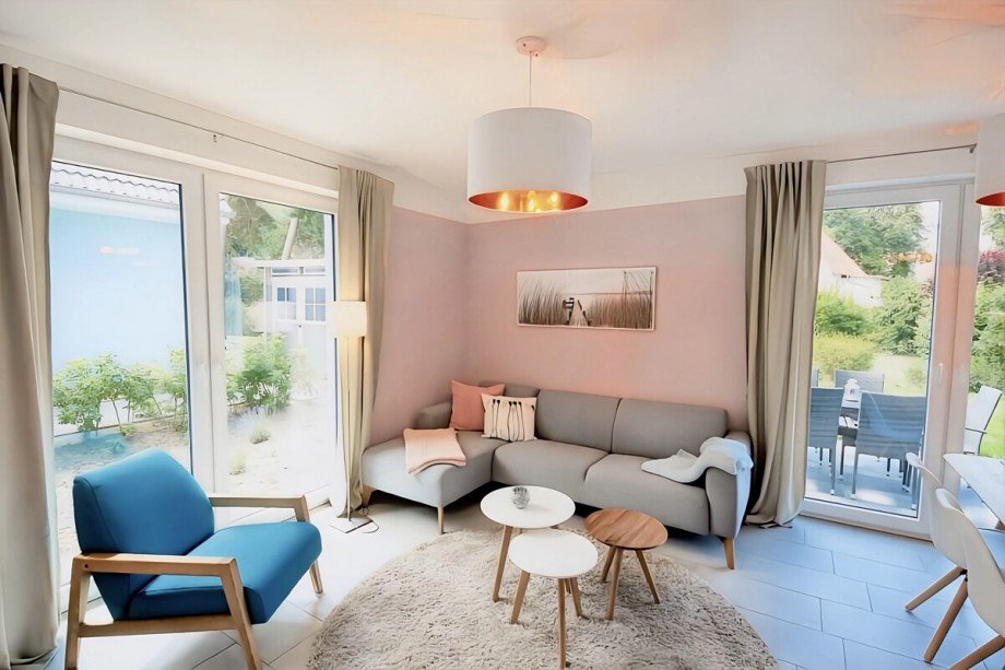 Wohnzimmer Ferienhaus R�bel/M�ritz