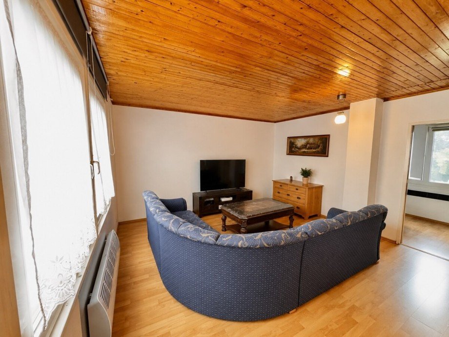 Wohnzimmer Ferienhaus Krackow