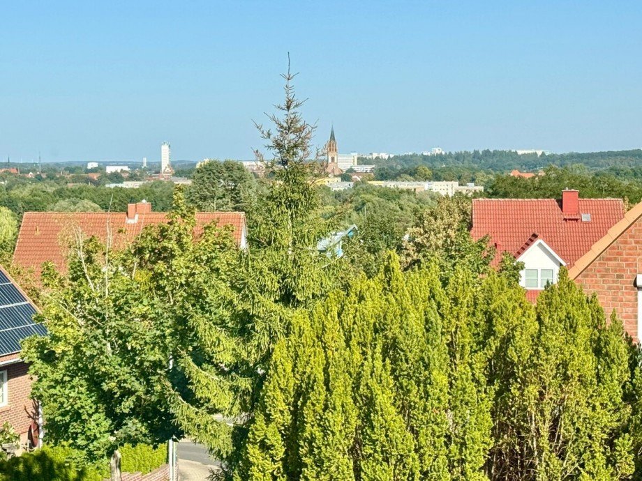 Blick �ber Neubrandenburg Haus Neubrandenburg