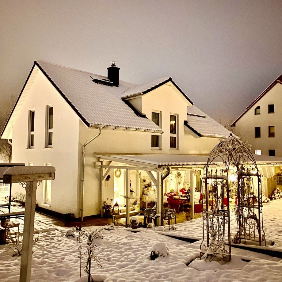 Neustrelitz Abendfoto Einfamilienhaus Neustrelitz