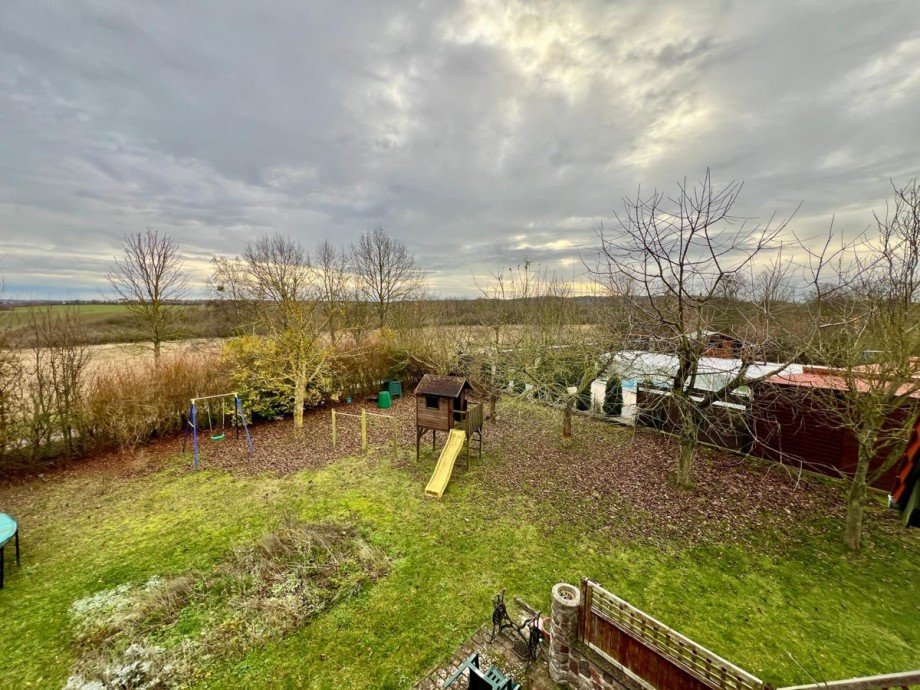 Ausblick Balkon Einfamilienhaus Neubrandenburg