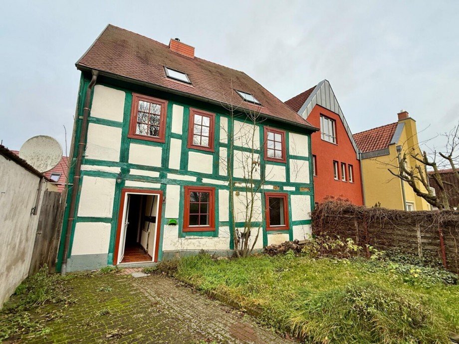 R�ckseite Einfamilienhaus Friedland