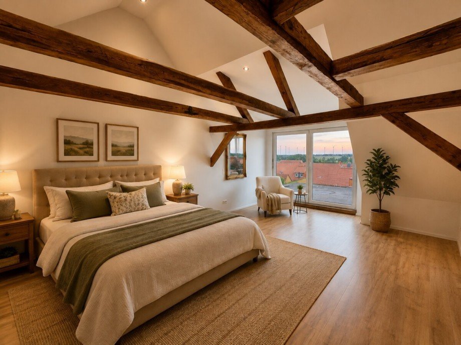 KI Gestaltung Schlafzimmer Reihenhaus Penkun